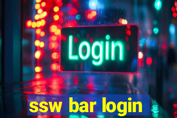 ssw bar login